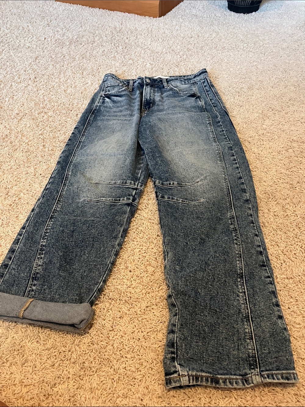 Barrel jeans in Washed Denim - Picture 3 of 5